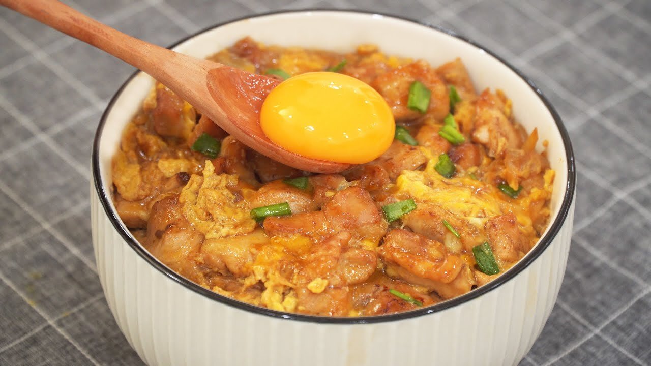 Receita de comida de rua japonesa Oyakodon