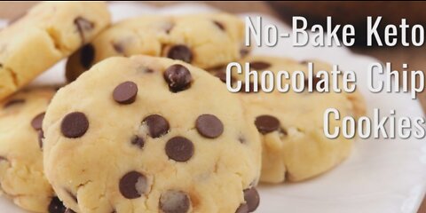 Keto Recipe - Keto No-bake Chocolate Chip Cookies