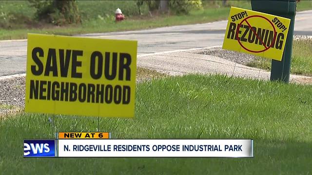 'Save our neighborhood': North Ridgeville residents oppose industrial park on their quiet street