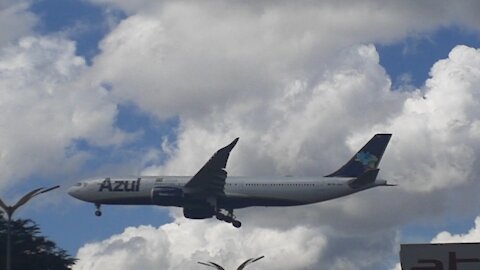 Airbus A330NEO PR-ANY na final antes de pousar em Manaus vindo de Campinas