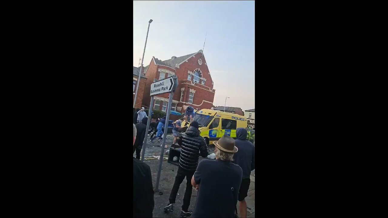 Southport England Rises After Multiple Children Stabbed By Brown Invader