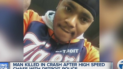 Man killed in crash following high speed chase