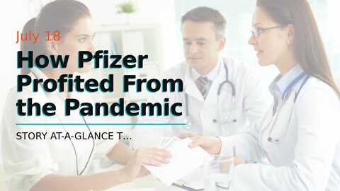 How Pfizer Profited From the Pandemic