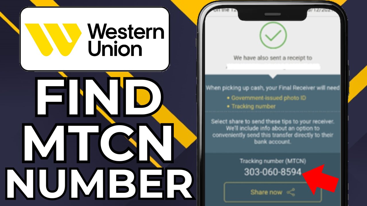 HOW TO FIND MTCN NUMBER ON WESTERN UNION