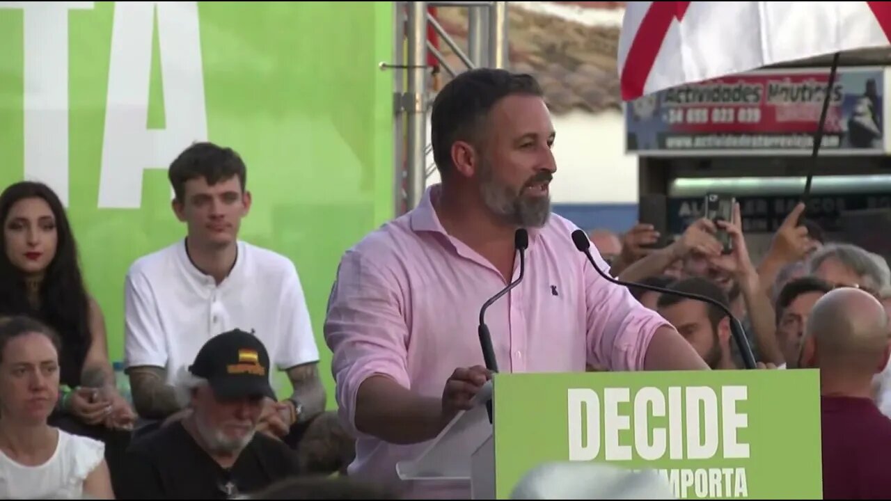 SANTI ABASCAL EN ALICANTE, ASEGURA QUE LOS ESPAÑOLES VOTARÁN POR LA LIBERTAD