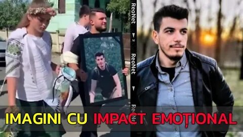 IMAGINI CUTREMURĂTOARE DE LA ÎNMORMÂNTAREA LUI RADU, TÂNĂRUL GĂSIT MORT ÎN MAREA EGEE