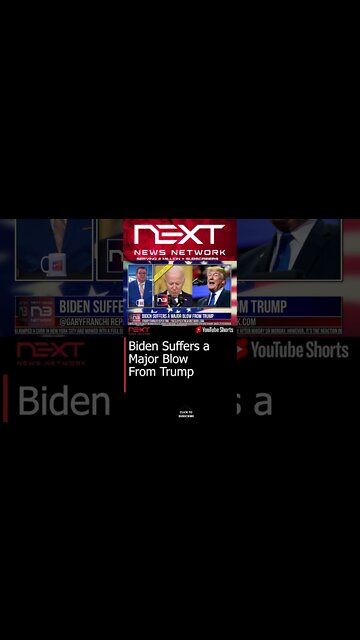 Biden Suffers a Major Blow From Trump #shorts