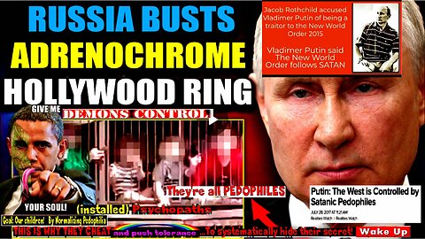 Russia Intercepts Israeli Jet Trafficking Adrenochrome Victims to Hollywood (Compilation Video)