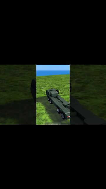 Driving Trailer Truck into the Water | Tutrboprop Flight Simulator #shorts