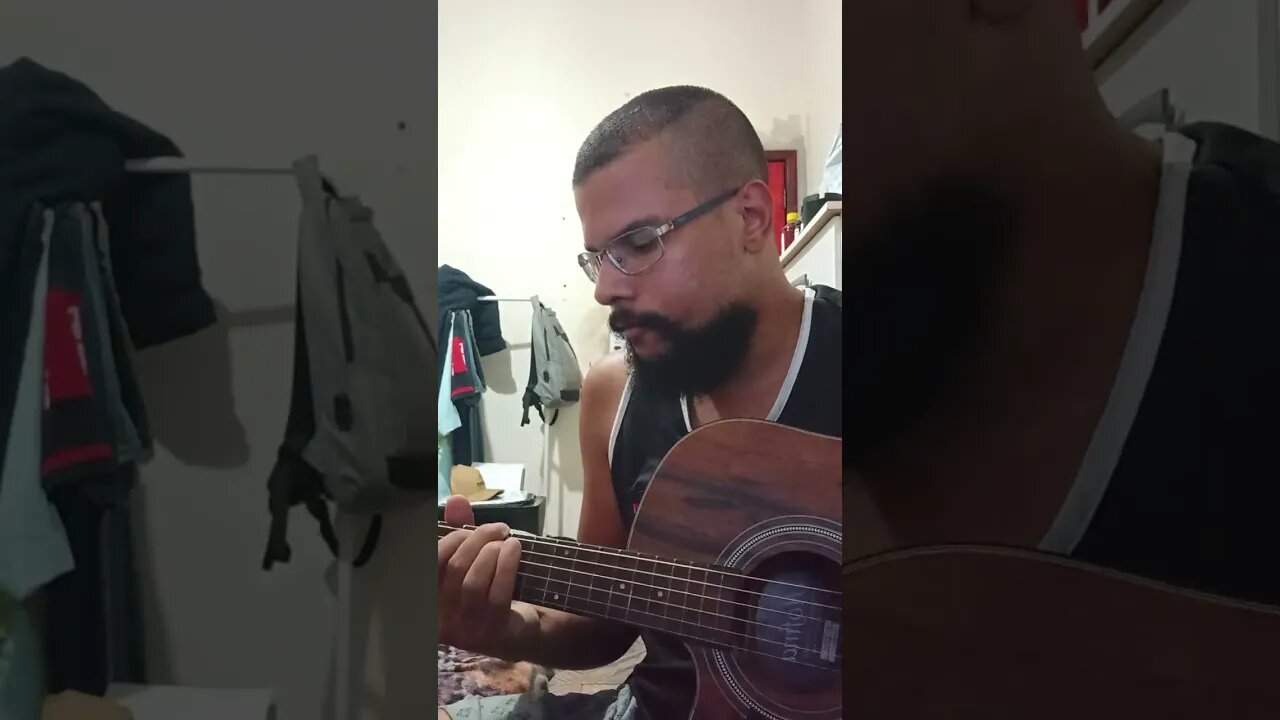 Alefão - Tocando Violão freestyle #13 | Improvisando no #shorts