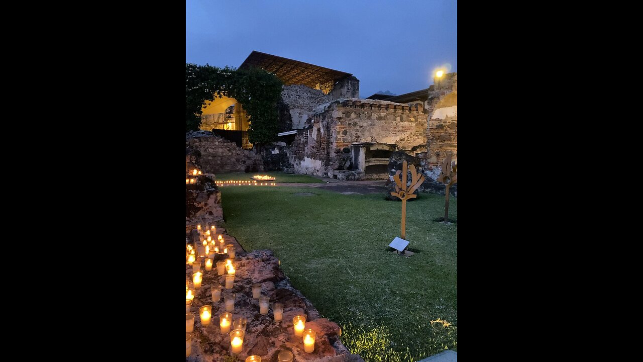 Guatemala fancy hotel inside courtyard area