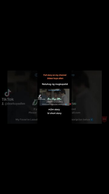 abangan sa Byernes Sept 16 at 6pm. dear Kuya Allen. bl short story