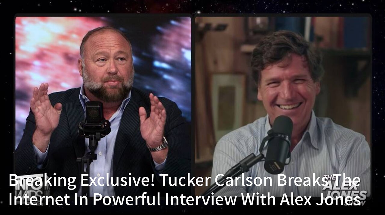 🚨🇺🇸 BREAKING EXCLUSIVE❗️ TUCKER CARLSON & ALEX JONES ▪️ JUNE 13, 2024