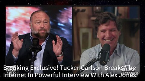 🚨🇺🇸 BREAKING EXCLUSIVE❗️ TUCKER CARLSON & ALEX JONES ▪️ JUNE 13, 2024