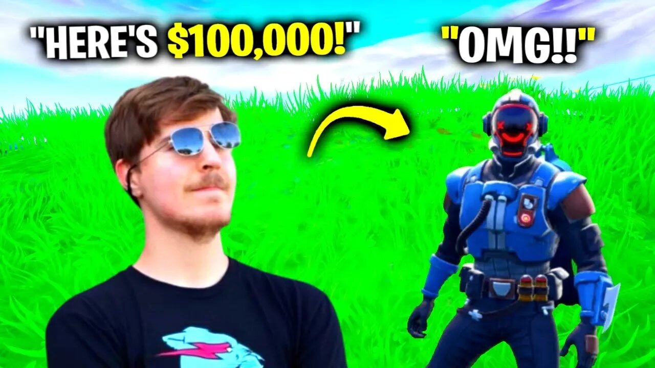 I Pretended To Be MrBeast In Fortnite