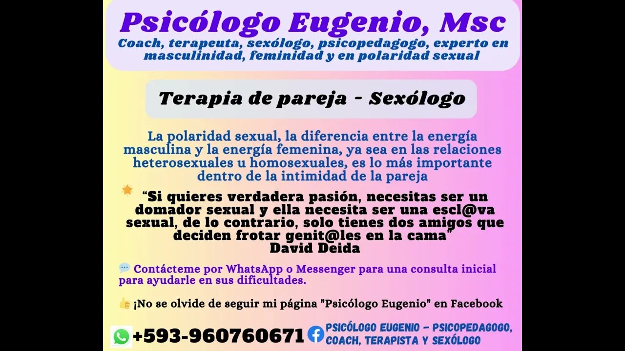 Psicólogo Eugenio -1 #Psicología, #Autoayuda, #SaludMental, #ConsejosPsicológicos