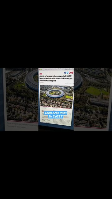 Apple offers $180k to keep their developers.