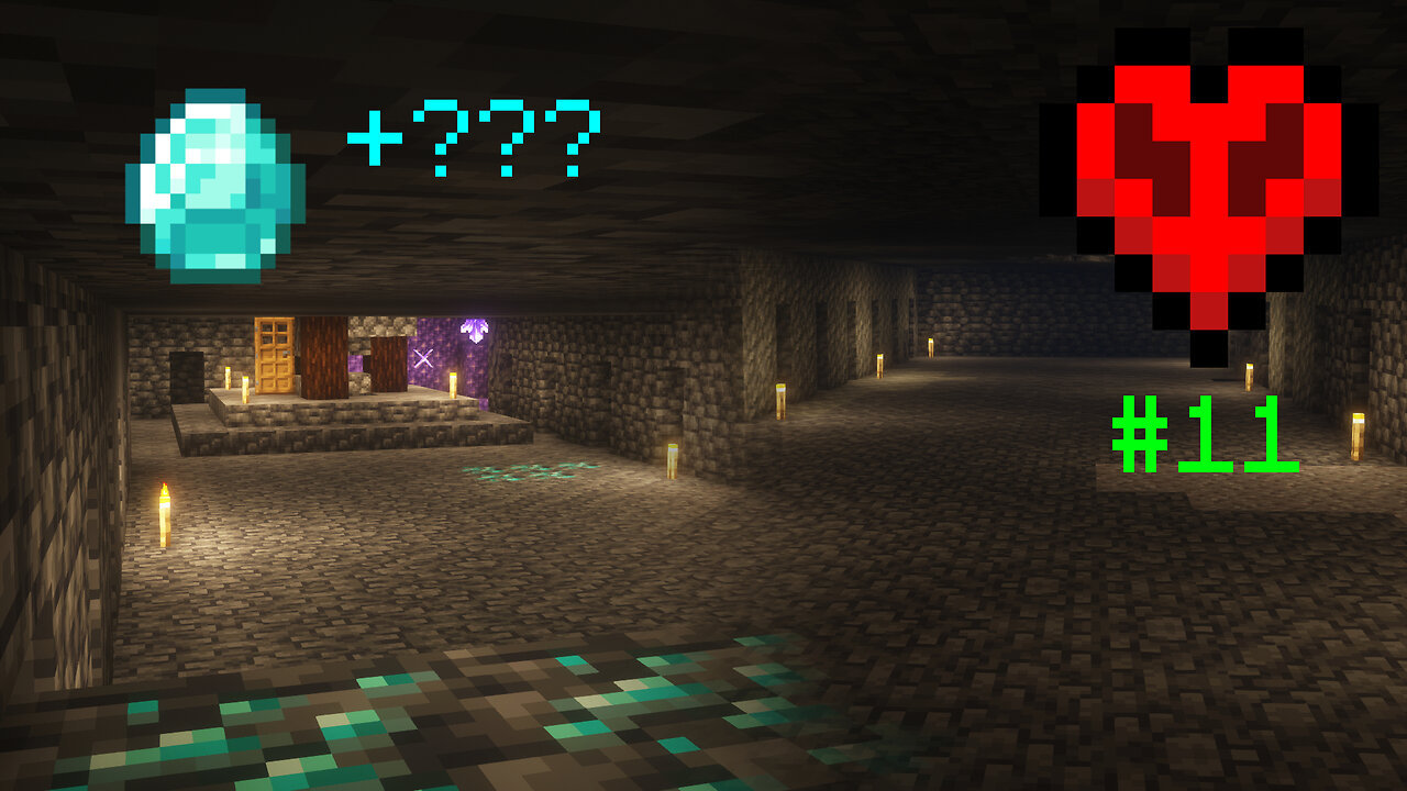 I built a Diamond Mine in Minecraft!