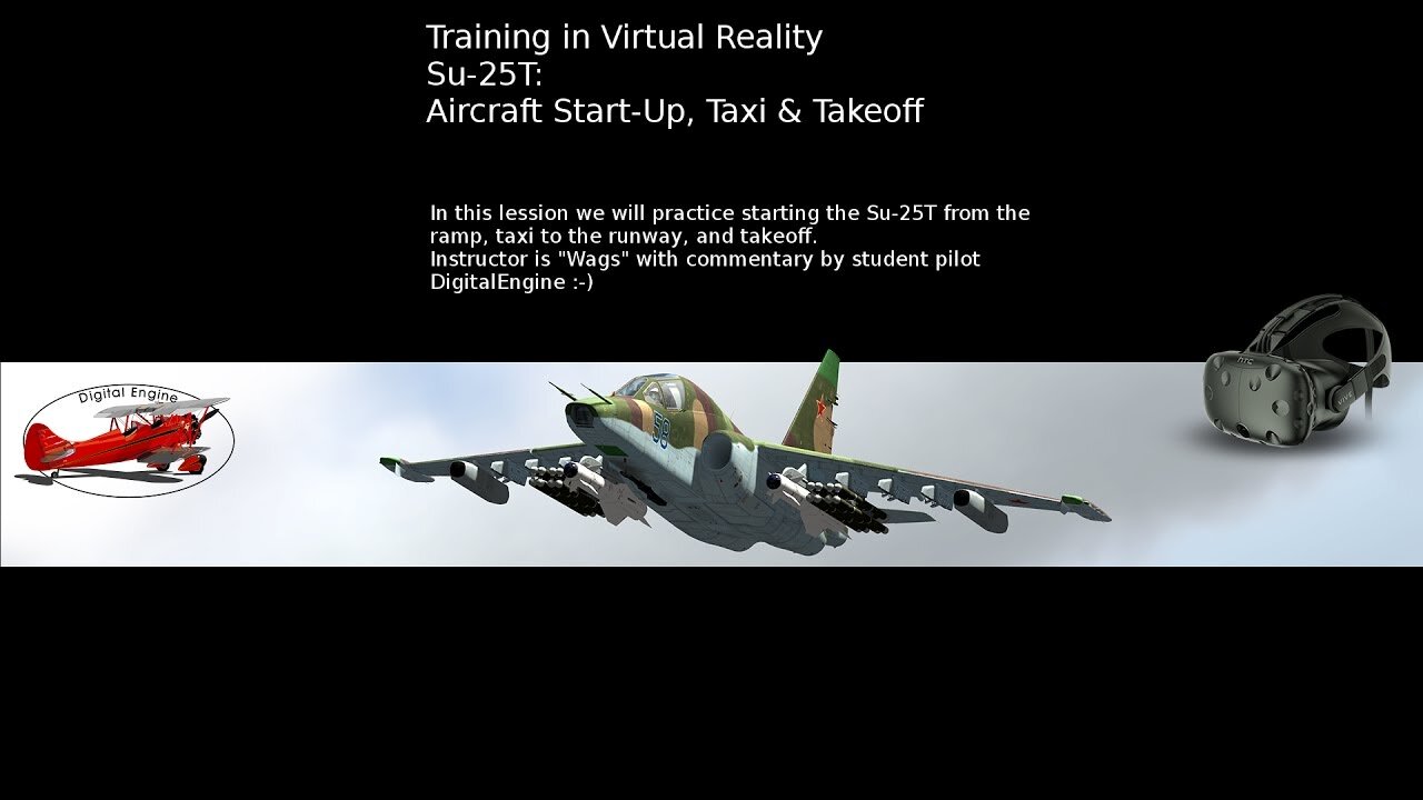 Su-25T / Training in Virtual Reality 001