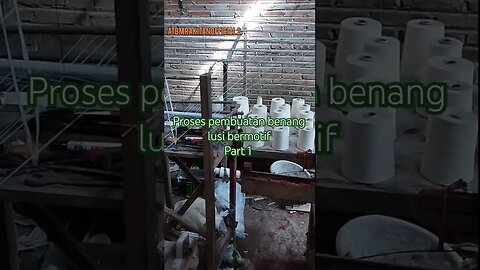 Proses pembuatan benang lusi Bermotif part 1 #powerloom #homemade #atbm #diy #assembly