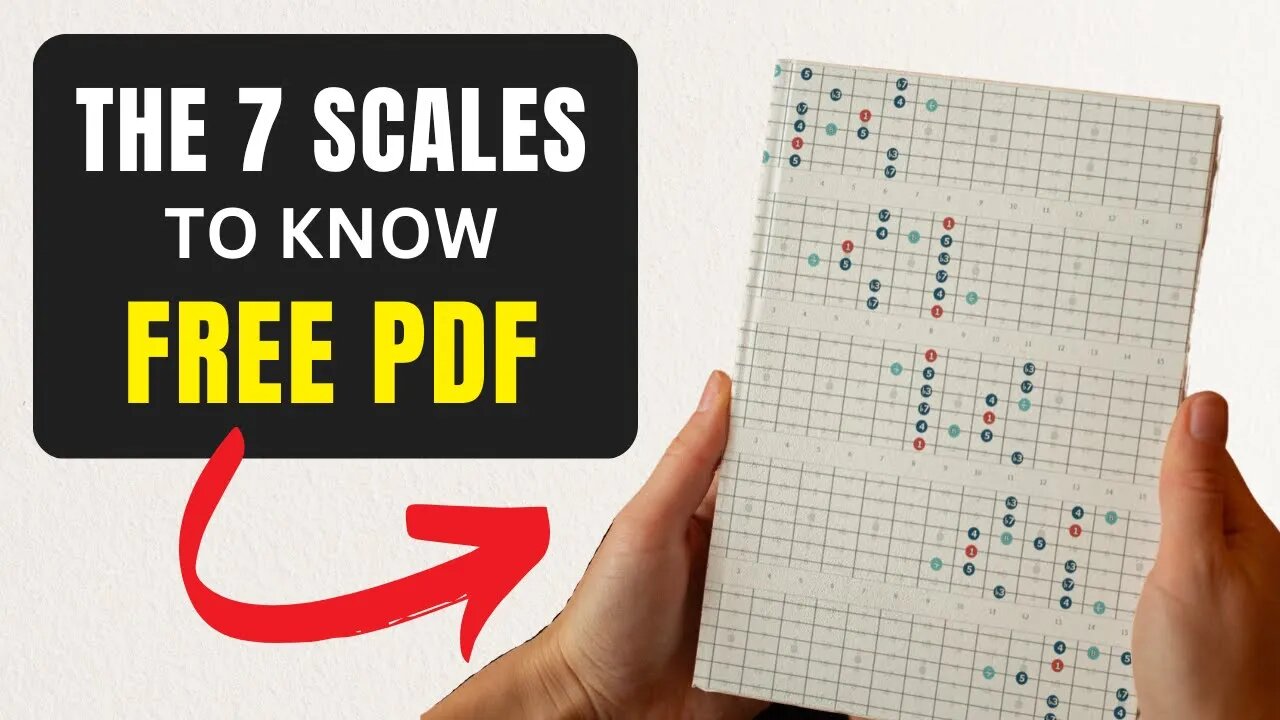 The 7 Scales to Rule Them All | Learn parent scales on guitar with this guitar scales chart