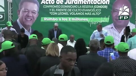 🔴 En Vivo Juramentación del Frente de culto evangélico con Leonel #FuerzaDelPueblo