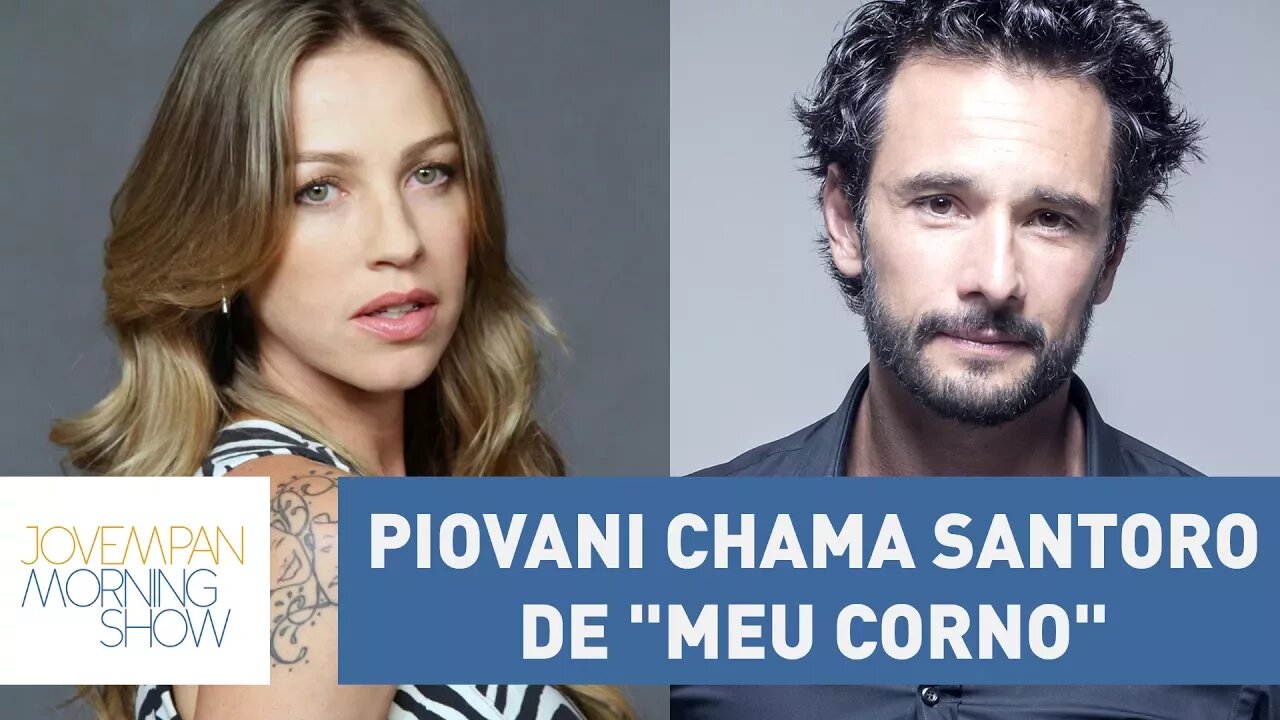 Luana Piovani chama Rodrigo Santoro de "meu corno" | Morning Show