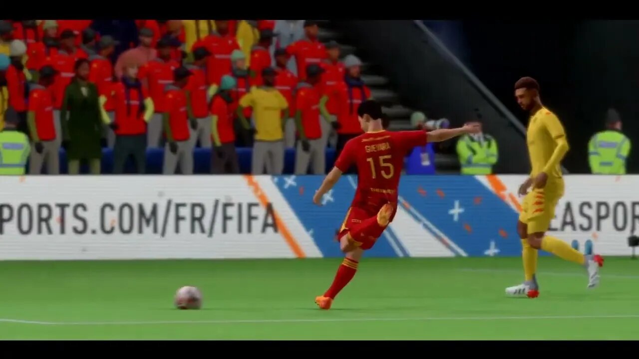 FIFA 23 Gol de primera con pierna débil. #shorts