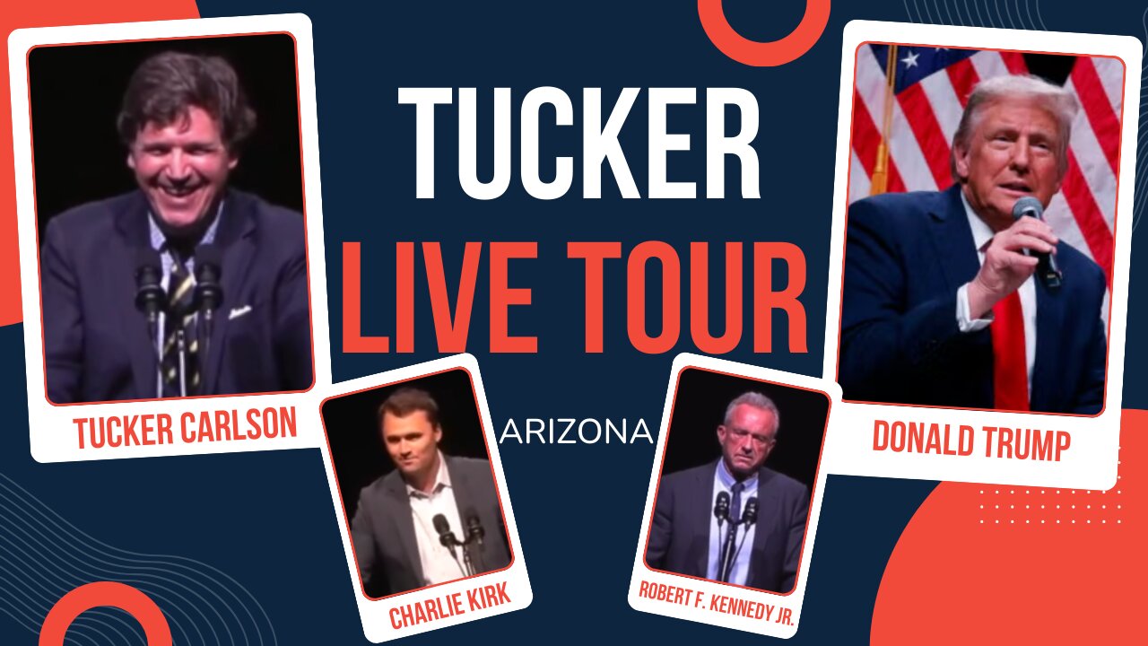 Tucker Carlson Live Tour Best Clips with Donald Trump, Robert F Kennedy & Charlie Kirk