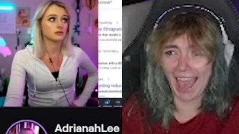 JustAMinx LAUGHS at AdrianahLee SA Story in DELETED Stream! (Mizkif CrazySlick Cover up)