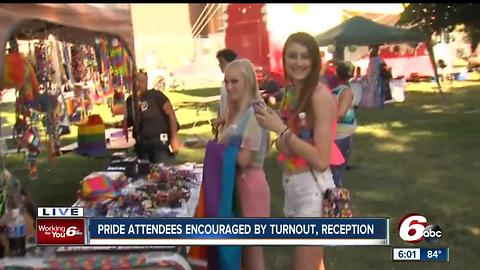 Pride attendees encouraged by turnout, reception
