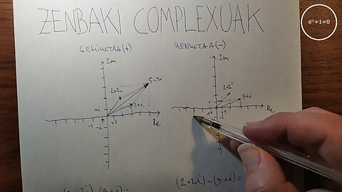 +11 002/004 005/013 003/007 zeropolia (1) e^(iπ)+1=0 (i) jainkoak (0) 005/008 zenbaki complexuak