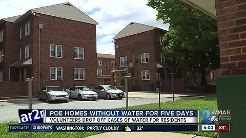 5 days and counting with no water for Poe Homes residents