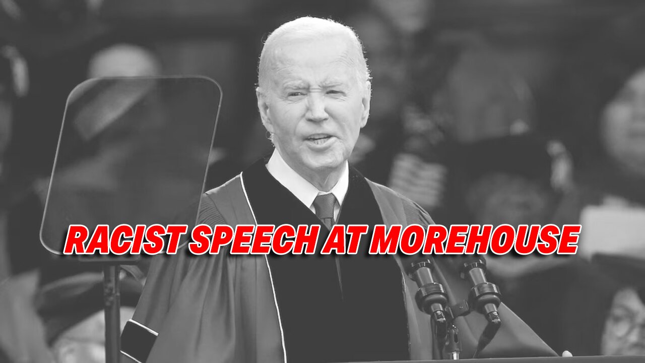 RACIST SPEECH AT MOREHOUSE: STUDENTS LEAVE MIDWAY THROUGH BIDEN'S ADDRESS