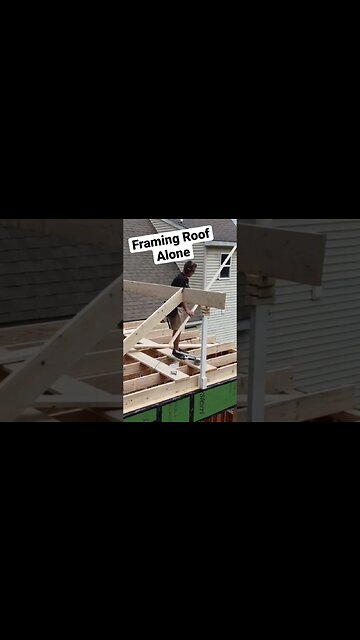 Framing Addition Roof Alone!
