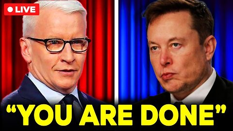 Elon Musk Just HUMILATED Anderson Cooper & Cooper COMPLETELY Lost It!