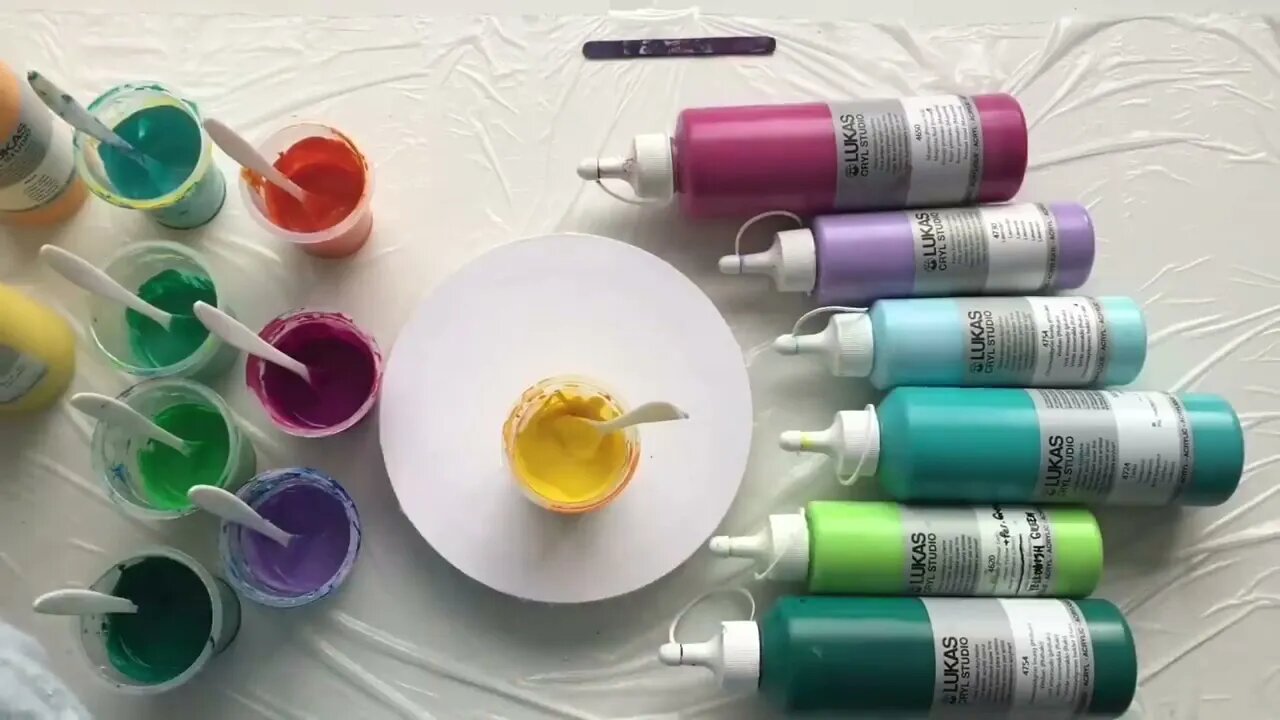 FLUIDART EYE STEP BY STEP painting tutorial