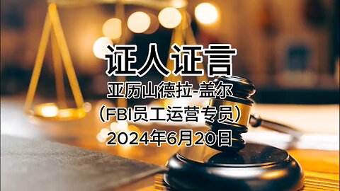 2024年6月20日 郭文贵先生庭审 检方第22位证人-亚历山德拉·盖尔（FBI员工运营专员）AI中文朗读