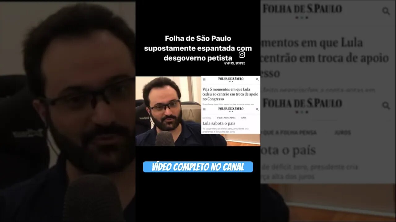 Folha de São Paulo supostamente espantada com desgoverno petista