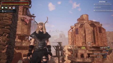 A Look at my "Conan Exiles" Build - Three Rocks Castle v2