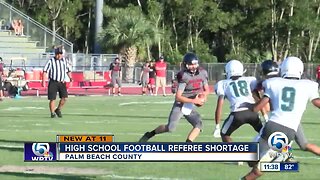 Referee shortage forcing scheduling changes for Friday night football games