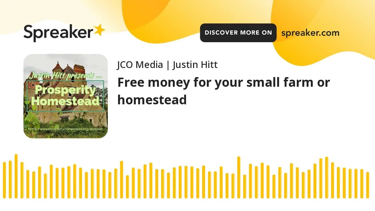 Free money for your small farm or homestead