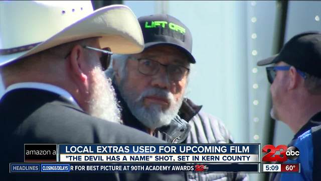 Locals filmed as extras for upcoming film