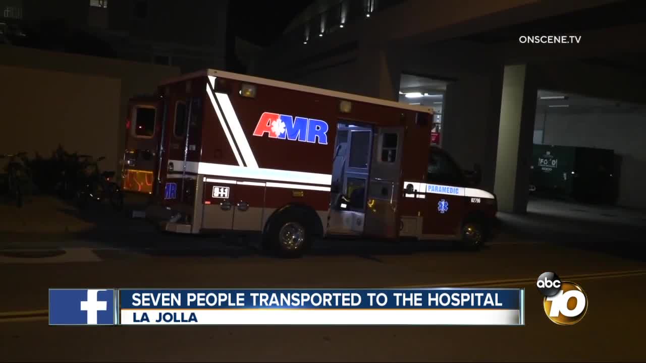 7 people at UCSD transported to the hospital for alcohol poisoning