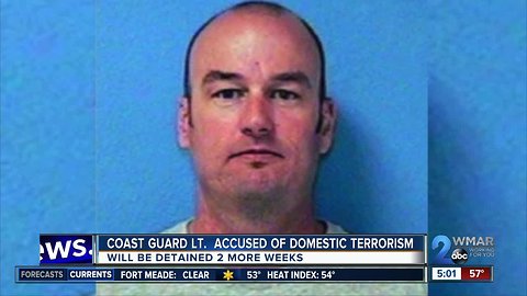 Coast Guard lieutenant accused of planning terror attack ordered detained for now