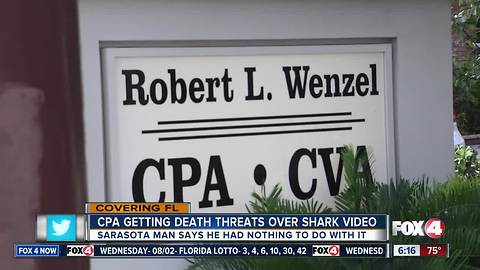 CPA getting death threats for shark-dragging video