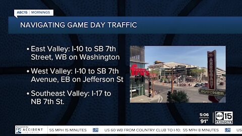 How to get to the Suns games