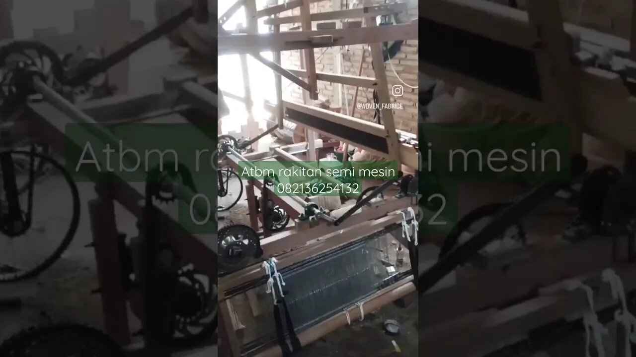 Atbm rakitan semi mesin 082136254132 #homemade #diy #project #atbm #powerloom #assembly