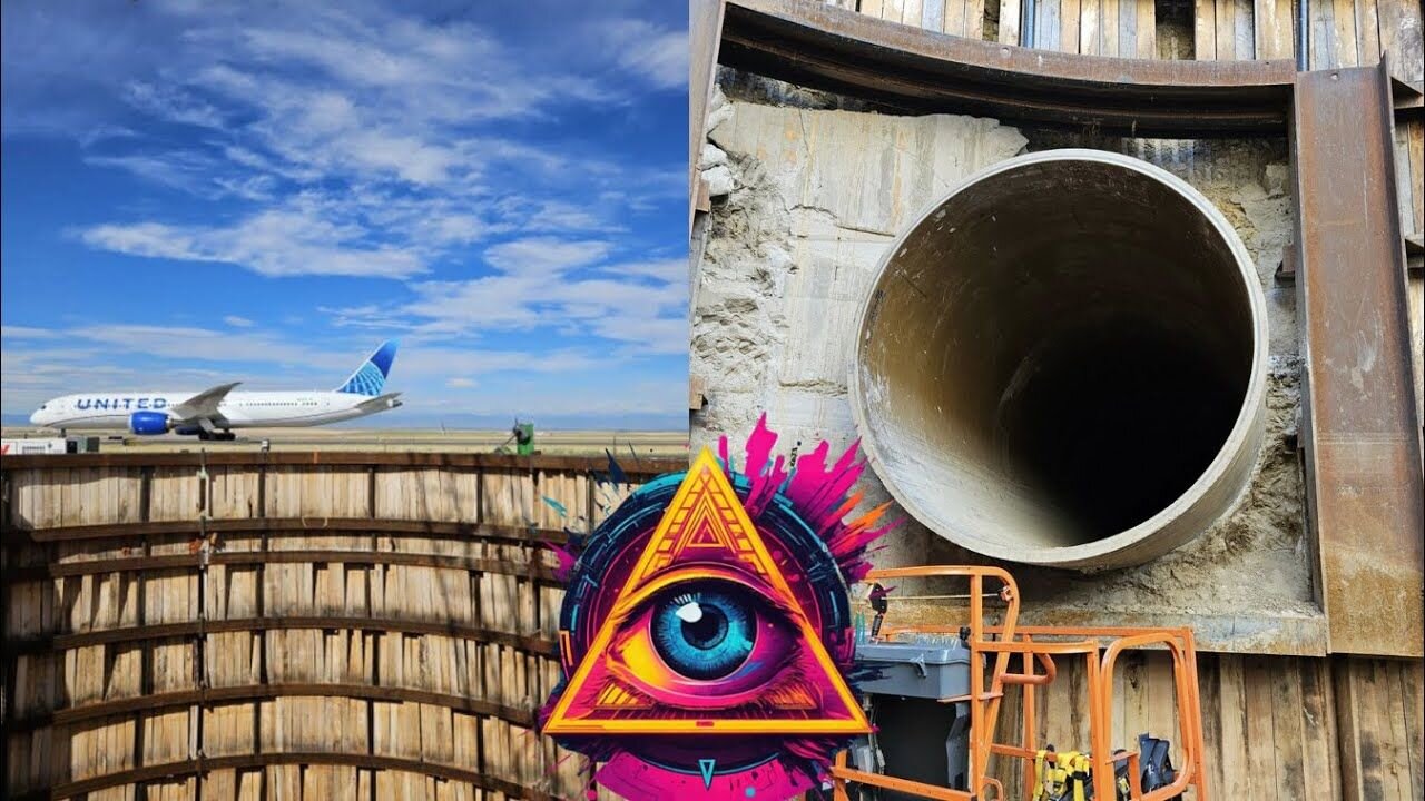 Denver airport is expanding its underground tunnels & says it's for "the illuminati to meet!"