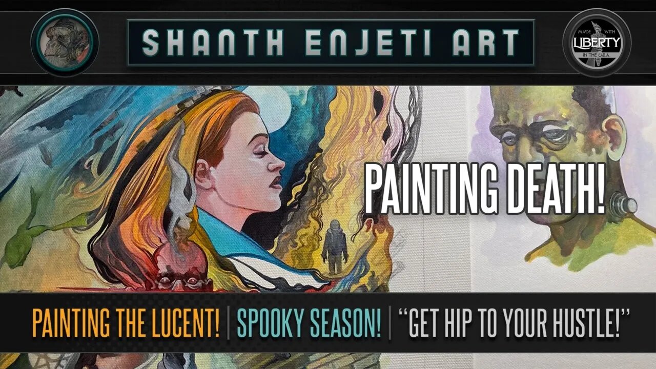 🔴 LIVE! Painting & Chat! SHANTH ENJETI ART!